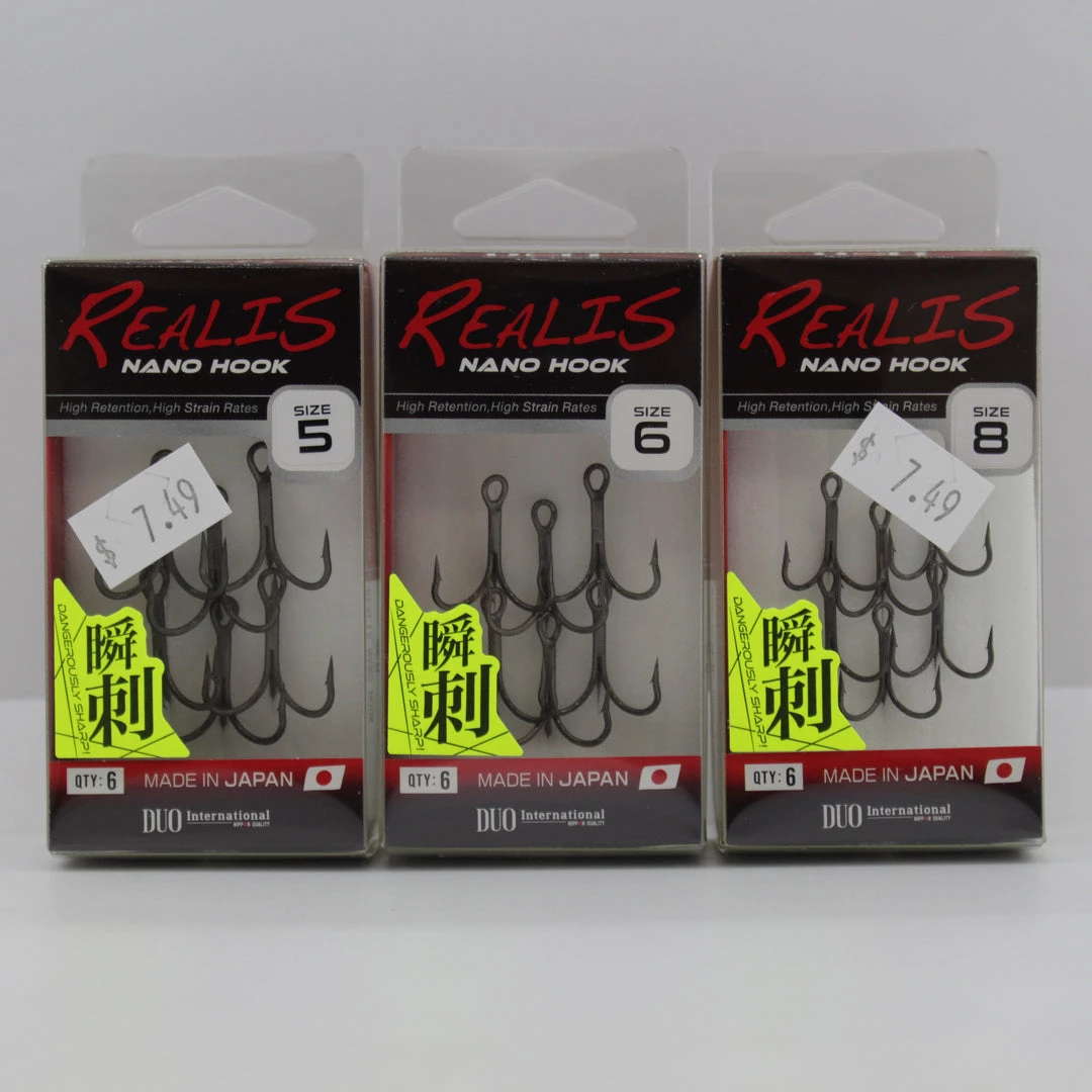 Tackle Inc Duo Realis Nano Replacement Treble Hooks 4 Tackle Inc Duo Realis Nano Replacement Treble Hooks