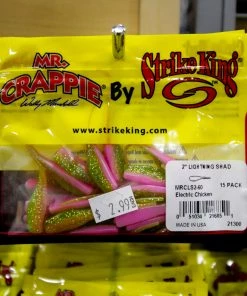 Strike King Mr. Crappie Lightning Shad Crappie Baits