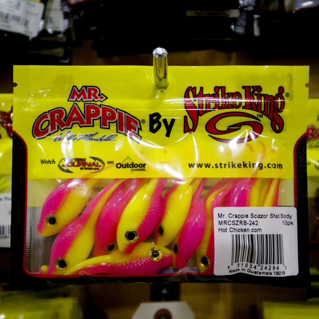 Strike King Mr. Crappie Scizzor Shad 3 Strike King Mr. Crappie Scizzor Shad