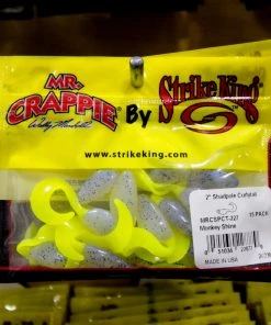 Strike King Mr. Crappie Shadpole Curlytail