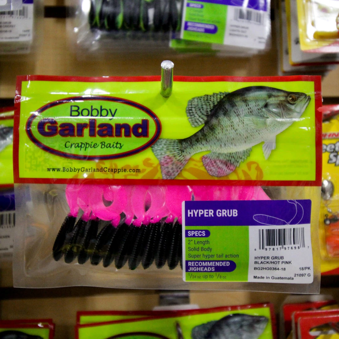 Crappie Bobby Garland Hyper Grub 3 Crappie Bobby Garland Hyper Grub