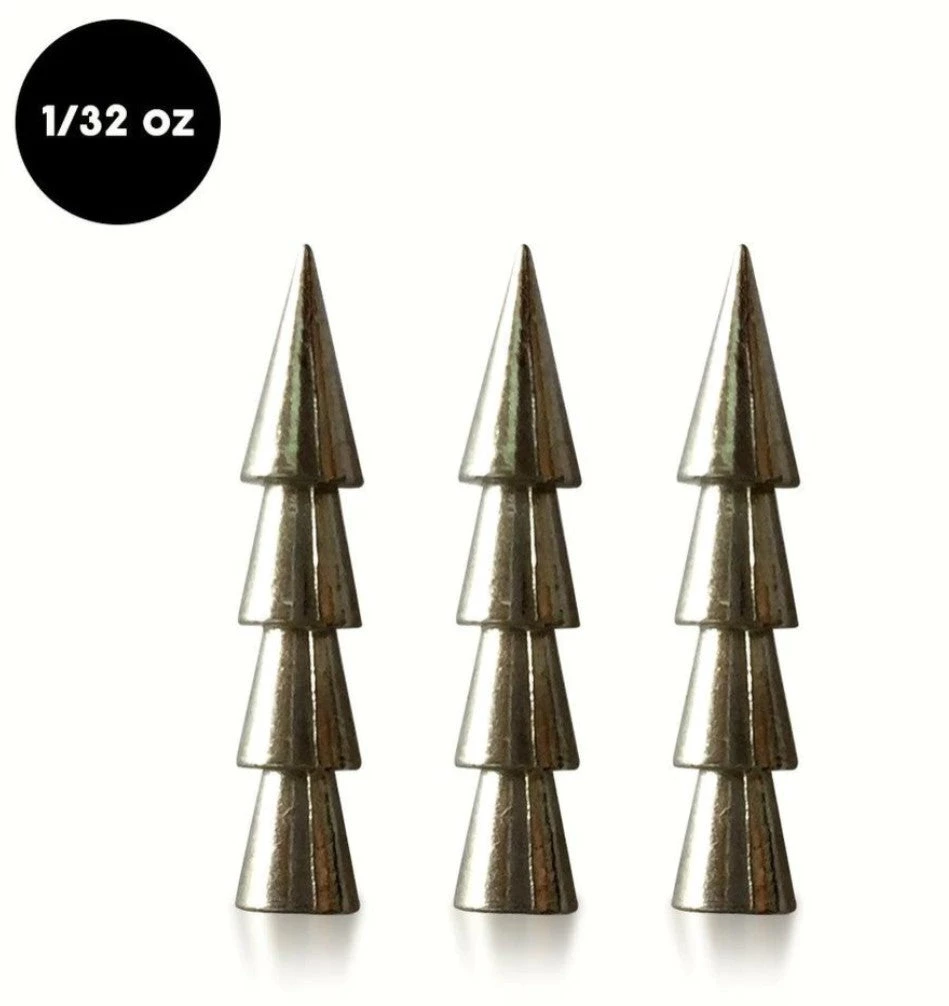 Tackle Inc Woo Tungsten Nail Weights 4 Tackle Inc Woo Tungsten Nail Weights